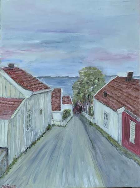Havnegata i Åsgårdstrand