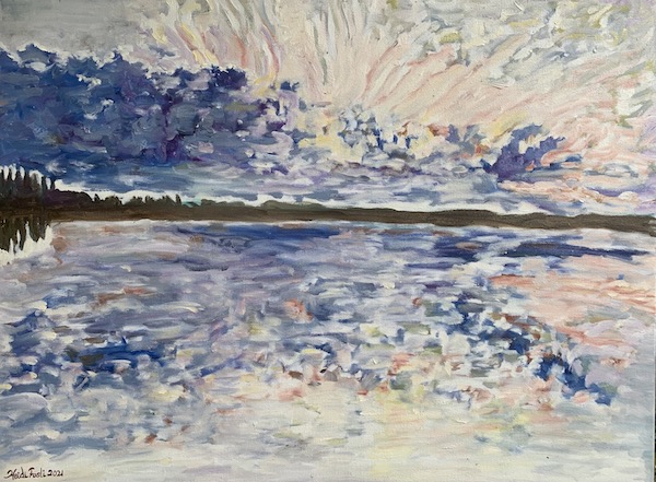Skyer i Solnedgang